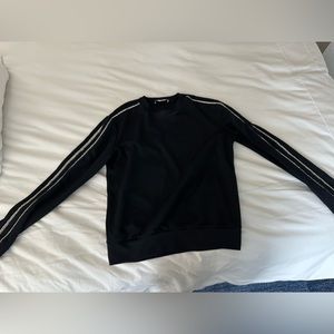 Area black long sleeve with embellishments down both arms